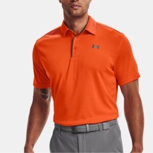 Under Armour Men's UA Tech™ Polo Orange M NWT in packaging